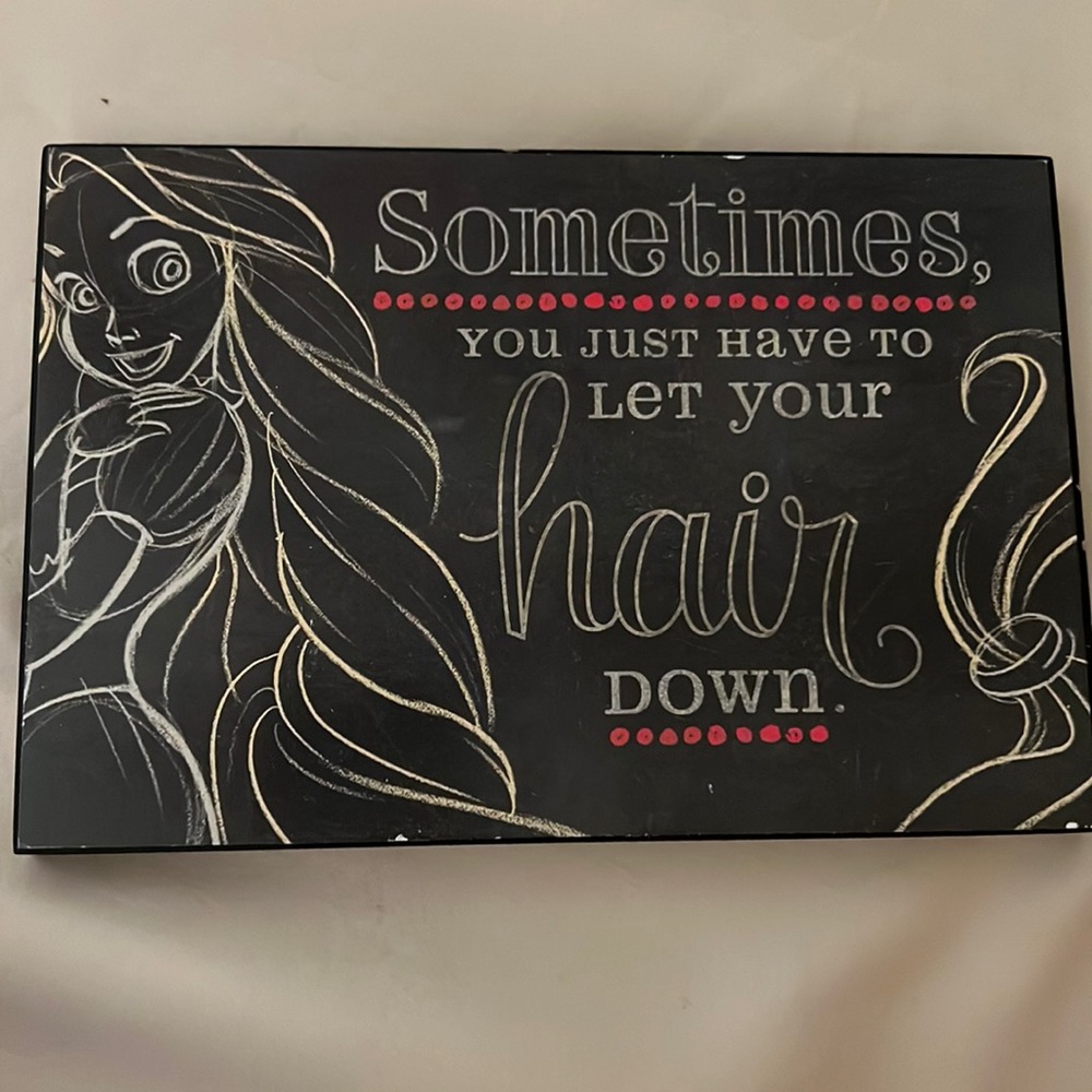 Hallmark Disney Rapunzel Tangled Decor Sign